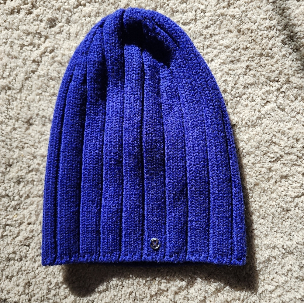 LULULEMON Blue Knit Wool Hat